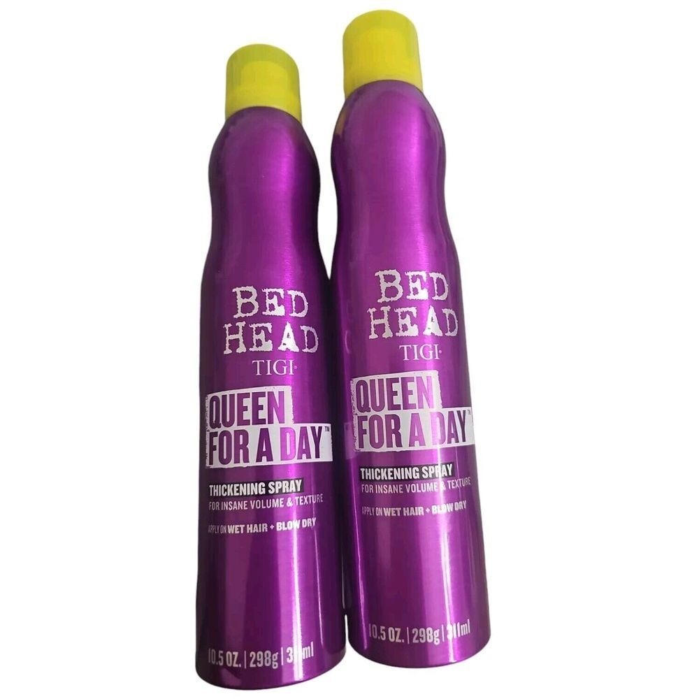 2 Pack Bed‎ Head by TIGI Queen For A Day Thickening Spray for Fine Hair 10.5 oz